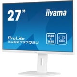 iiyama ProLite XUB2797QSU-W2 Monitor PC 68,6 cm (27") 2560 x 1440 Pixel Quad HD LED Bianco, Monitor LED bianco (matto), 68,6 cm (27"), 2560 x 1440 Pixel, Quad HD, LED, 1 ms, Bianco