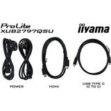 iiyama XUB2797QSU-W2, Monitor LED bianco (matto)