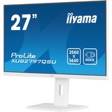 iiyama XUB2797QSU-W2, Monitor LED bianco (matto)
