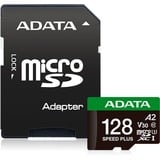 ADATA Speed Plus 128 GB MicroSDXC Classe 10, Scheda di memoria 128 GB, MicroSDXC, Classe 10, 180 MB/s, 160 MB/s, Class 3 (U3)