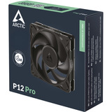 ARCTIC Freezer P12 Pro Case per computer Ventilatore 12 cm Nero 1 pz, Ventola Nero, Ventilatore, 12 cm, 131 m³/h, Nero