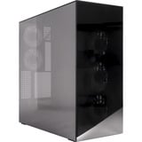 ARCTIC Xtender (Mirror Black) Midi Tower Nero, Chassis Tower Nero, Midi Tower, PC, Nero, EATX, Metallo, Vetro temperato, Gaming