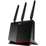 ASUS 4G-AC86U router wireless Gigabit Ethernet Dual-band (2.4 GHz/5 GHz) Nero, Router WIRELESS LTE Nero/Rosso, Wi-Fi 5 (802.11ac), Dual-band (2.4 GHz/5 GHz), Collegamento ethernet LAN, 3G, Nero, Router da tavolo