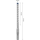 Bosch Expert Punta per martelli SDS plus-7X, Trapano Martello perforatore, Hammer drill bit, 8 mm, 165 mm, Cemento, Pietra, 10 cm