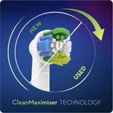 Braun Precision Clean 80338441 testina per spazzolino 2 pz Blu, Verde, Bianco bianco, 2 pz, Blu, Verde, Bianco, CleanMaximiser, Irlanda, Oral-B, 10,9 g