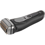 Braun Series 9 Pro+ 9660CC Rasoio Trimmer Nero, Argento Nero, Rasoio, Nero, Argento, Acciaio inox, Pulsanti, LED, CA/Batteria