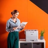 Brother HL-L6410DN stampante laser 1200 x 1200 DPI A4 Wi-Fi grigio, Laser, 1200 x 1200 DPI, A4, 50 ppm, Stampa fronte/retro, Bianco