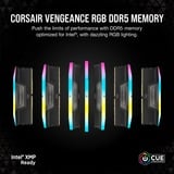 Corsair DIMM 128 GB DDR5-5600 (4x 32 GB) Quad-Kit, Memoria Nero