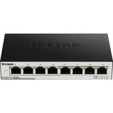 D-Link DGS-1100-08V2 switch di rete Gestito L2 Gigabit Ethernet (10/100/1000) Nero, Interruttore Gestito, L2, Gigabit Ethernet (10/100/1000)