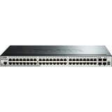 D-Link DGS-1510-52X switch di rete Gestito L3 Gigabit Ethernet (10/100/1000) 1U Nero, Interruttore Gestito, L3, Gigabit Ethernet (10/100/1000), Full duplex, Montaggio rack, 1U