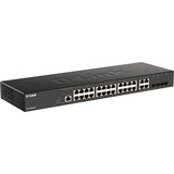 D-Link DGS-2000-28 switch di rete Gestito L2/L3 Gigabit Ethernet (10/100/1000) 1U Nero Gestito, L2/L3, Gigabit Ethernet (10/100/1000), Full duplex, Montaggio rack, 1U