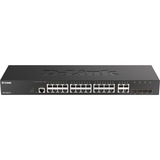 D-Link DGS-2000-28 switch di rete Gestito L2/L3 Gigabit Ethernet (10/100/1000) 1U Nero, Interruttore Gestito, L2/L3, Gigabit Ethernet (10/100/1000), Full duplex, Montaggio rack, 1U