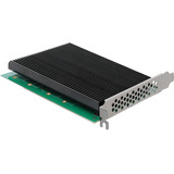 DeLOCK Scheda PCIe 5.0 x16 > 4x M.2 NVMe interni + dissipatore, Scheda di interfaccia 