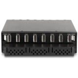 DeLOCK Telaio intercambiabile da 5,25″ per 8 x M.2 NVMe SSD con Slim SAS SFF-8654, Inquadramento 