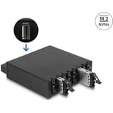 DeLOCK Telaio intercambiabile da 5,25″ per 8 x M.2 NVMe SSD con Slim SAS SFF-8654, Inquadramento 