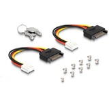 DeLOCK Telaio intercambiabile da 5,25″ per 8 x M.2 NVMe SSD con Slim SAS SFF-8654, Inquadramento 