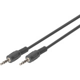 Digitus Cavo di collegamento audio jack 3,5 mm stereo Nero