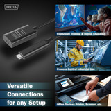 Digitus Cavo di prolunga attivo USB 3.2 Gen 2, connettore USB-C > presa USB-C Nero