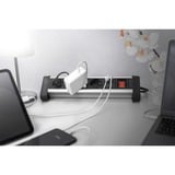 Digitus DA-70614 prolunghe e multiple 1,5 m 4 presa(e) AC Interno Nero, Argento, Ciabatta argento/Nero, 1,5 m, 4 presa(e) AC, Interno, Tipo E/F, Tipo F, Nero, Argento