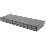 Digitus DS-72221-3GE, Switch KVM Nero