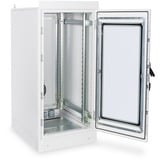 Digitus Industrial Network Cabinet, Indoor, IP55, IT armadio grigio chiaro, Rack indipendenti, 24U, 1500 kg, Lucchetti, Gestione dei cavi ottimizzata, Grigio