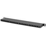 Digitus Pannello patch ad alta densità Classe EA CAT 6A, 24 porte, Patch Panel Nero