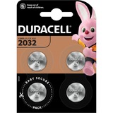 Duracell CR2032 Batteria monouso Litio Batteria monouso, CR2032, Litio, 3 V, 4 pz, Argento