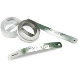 Dymo 12mm Aluminum w/Adhesive Tape nastro per etichettatrice Alluminio, Alluminio, Cina, 3,65 m, 10 pz, 60 mm