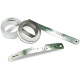 Dymo Rhino nastro adesivo a rilievo 12 mm x 3,65 malluminio, Nastro di scrittura 65 malluminio, Alluminio, 10 pz, 60 mm, 143 mm, 55 mm, 292 g