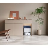 ECOVACS Deebot MINI Blue 1,4 L Robot Senza sacchetto, Stazione con sacchettoBlu, Bianco, Aspirazione robot bianco/Blu, 4 L Robot Senza sacchetto, Stazione con sacchettoBlu, Bianco, Senza sacchetto, Blu, Bianco, Rotondo, Sacchetto per la polvere, 1,4 L, Carica, Purification