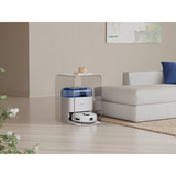 ECOVACS Deebot MINI Blue 1,4 L Robot Senza sacchetto, Stazione con sacchettoBlu, Bianco, Aspirazione robot bianco/Blu, 4 L Robot Senza sacchetto, Stazione con sacchettoBlu, Bianco, Senza sacchetto, Blu, Bianco, Rotondo, Sacchetto per la polvere, 1,4 L, Carica, Purification