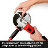 EINHELL AXXIO 18/150, Smerigliatrice angolare rosso/Nero