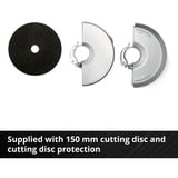 EINHELL Smerigliatrice angolare a batteria professionale AXXIO 18/150, 18 Volt rosso/Nero