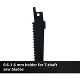 EINHELL TE-AP 18 Li Nero, Rosso, Scambiarsi sega rosso/Nero, Nero, Rosso, 2,2 cm, 10 cm, 6 mm, Batteria, 80 mm