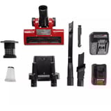 EINHELL TE-SV 18 Li (1x 4,0), Aspirapolvere verticale rosso/Nero