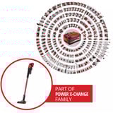 EINHELL TE-SV 18 Li (1x 4,0), Aspirapolvere verticale rosso/Nero