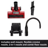 EINHELL TE-SV 18 Li (1x 4,0), Aspirapolvere verticale rosso/Nero