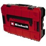 EINHELL Valigetta di sistema E-Case S-F incl. schiuma a griglia, Cassetta portautensili Nero/Rosso