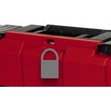 EINHELL Valigetta di sistema E-Case S-F incl. schiuma a griglia, Cassetta portautensili Nero/Rosso