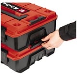 EINHELL Valigetta di sistema E-Case S-F incl. schiuma a griglia, Cassetta portautensili Nero/Rosso