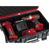 EINHELL Valigetta di sistema E-Case S-F incl. schiuma a griglia, Cassetta portautensili Nero/Rosso