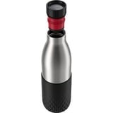 Emsa Bludrop Sleeve N3111100 borraccia Uso quotidiano 700 ml Acciaio inox Nero, Acciaio inox, Thermos Nero, 700 ml, Uso quotidiano, Nero, Acciaio inox, Acciaio inox, 12 h, 6 h