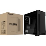 GIGABYTE C102 GLASS Midi Tower Nero, Chassis Tower Nero, Midi Tower, PC, Nero, micro ATX, Mini-ITX, Vetro, Plastica, Acciaio, Gaming