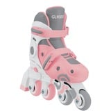 GLOBBER Learning Skates 2 in 1 Gr. 30-33, Pattini in linea rosa