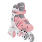 GLOBBER Learning Skates 2 in 1 Gr. 30-33, Pattini in linea rosa