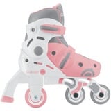 GLOBBER Learning Skates 2 in 1 Gr. 30-33, Pattini in linea rosa