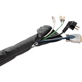 HAGOR KS Zipper Wrap, Ø 30mm, Instradamento dei cavi Nero