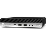 HP EliteDesk 800 G4 DM ricondizionato, Mini-PC Nero/Argento