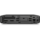 HP EliteDesk 800 G4 DM ricondizionato, Mini-PC Nero/Argento