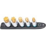 Hazet SmartRail 1/2" set di bussole esagonali interne, 5 pezzi, chiave combinata   Nero